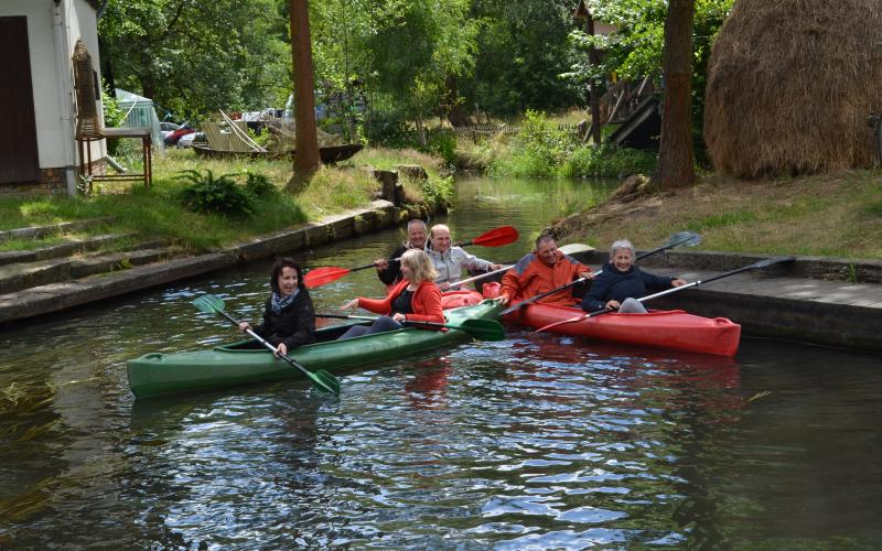 Firmenausflug mit Paddeltour im Spreewald
