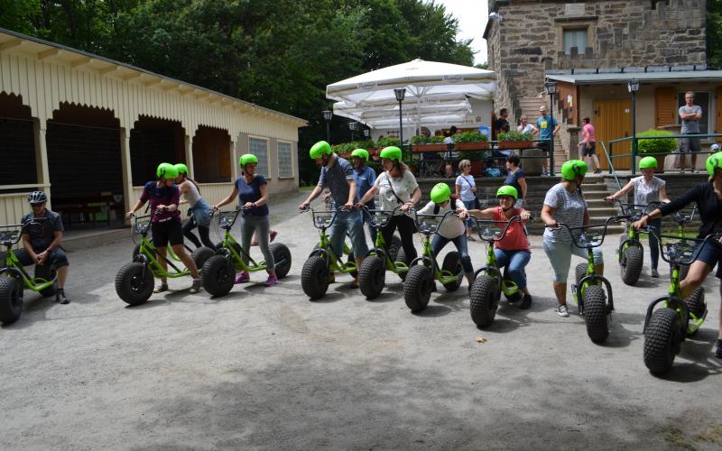 Monsterrroller, Grillen, Firmenevent