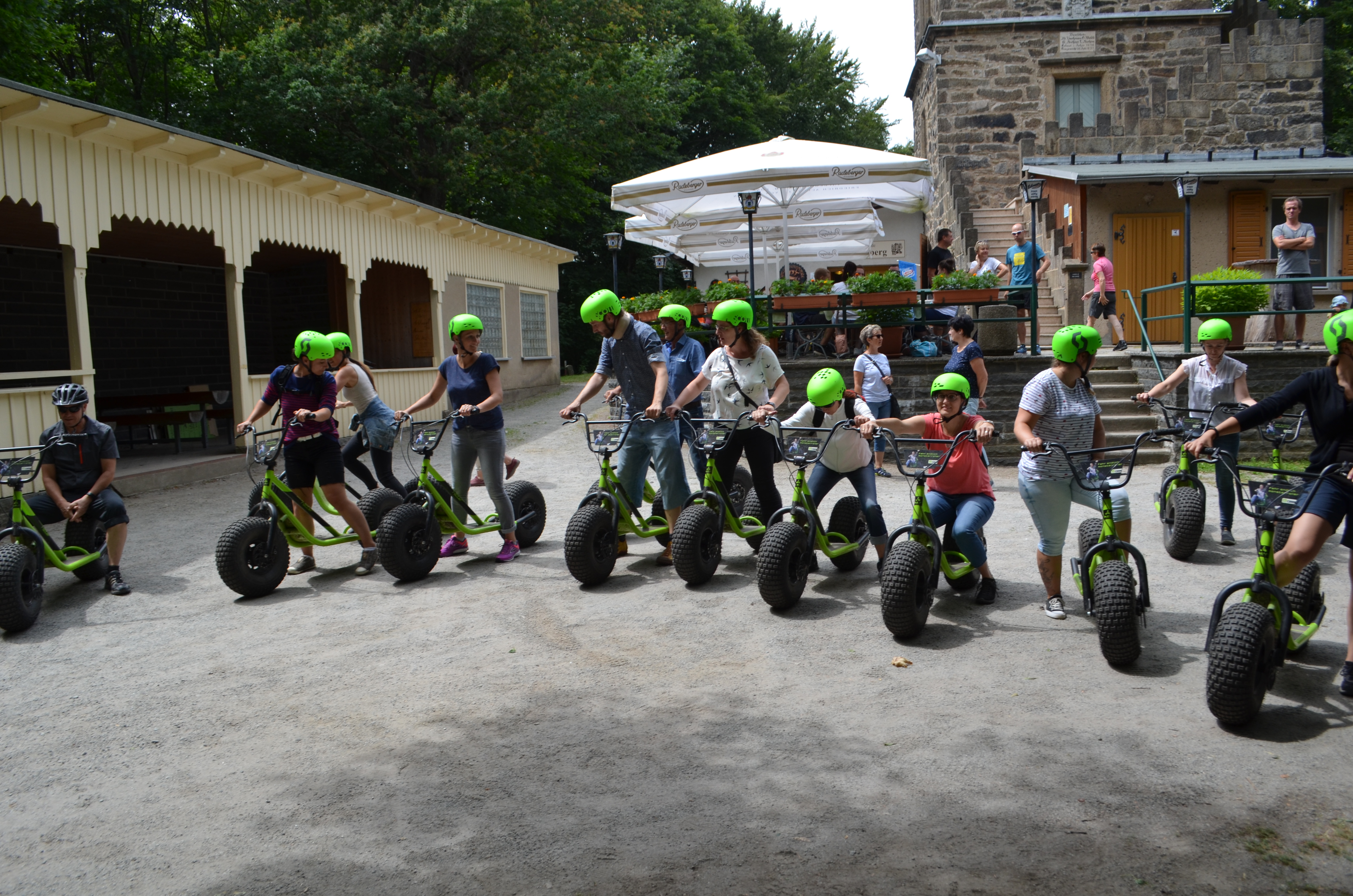 Monsterrroller, Grillen, Firmenevent