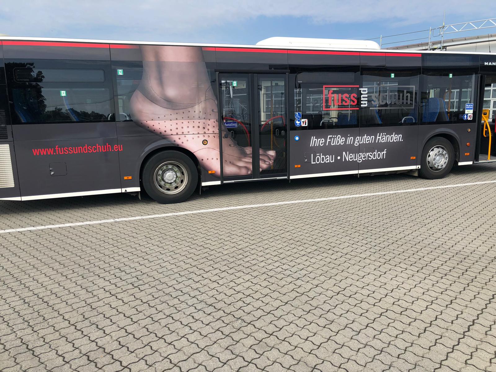 Unser neuer Bus zwischen Löbau und Neugersdorf