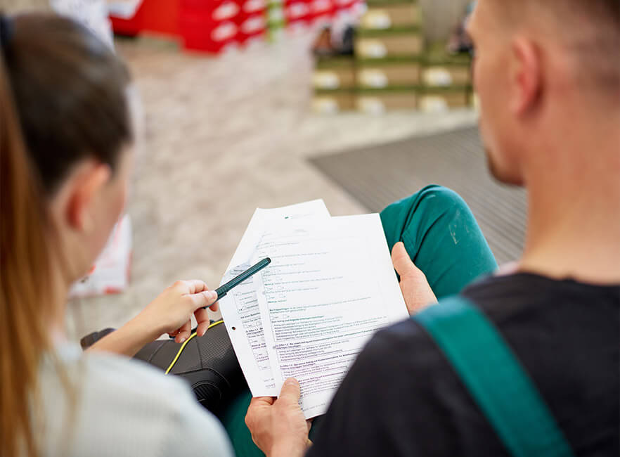 Arbeitssicherheitsschuh Einlagen und Beratung